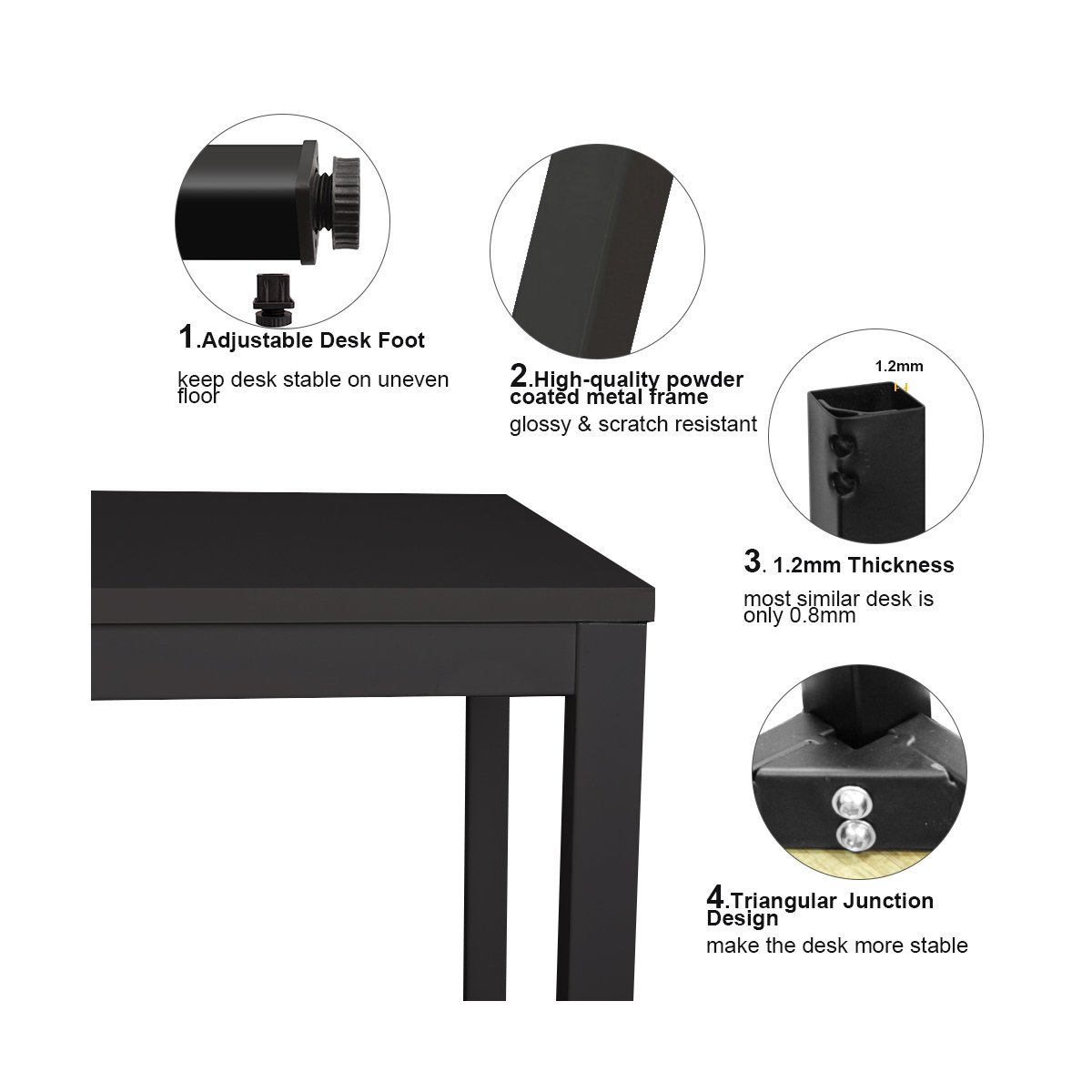 Adjustable Foot - Black