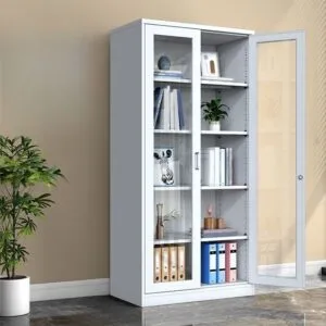 2 Door Metallic Filing cabinet