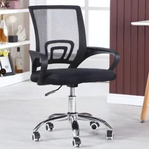Secretarial swivel mesh office chair