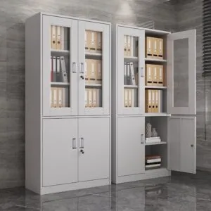 2-Door metallic office cabinet