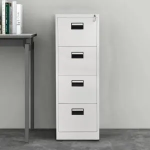 4-Drawers Metallic Filing Cabinet