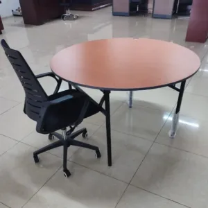 Foldable table,  round table
