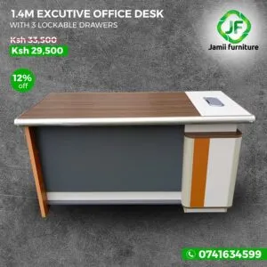 MODERN 1.4m Executive Office Desk