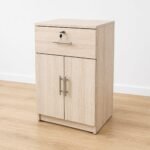 Wooden Filing Cabinet with a Drawer