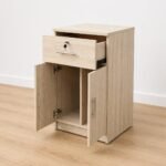 Wooden Filing Cabinet with a Drawer